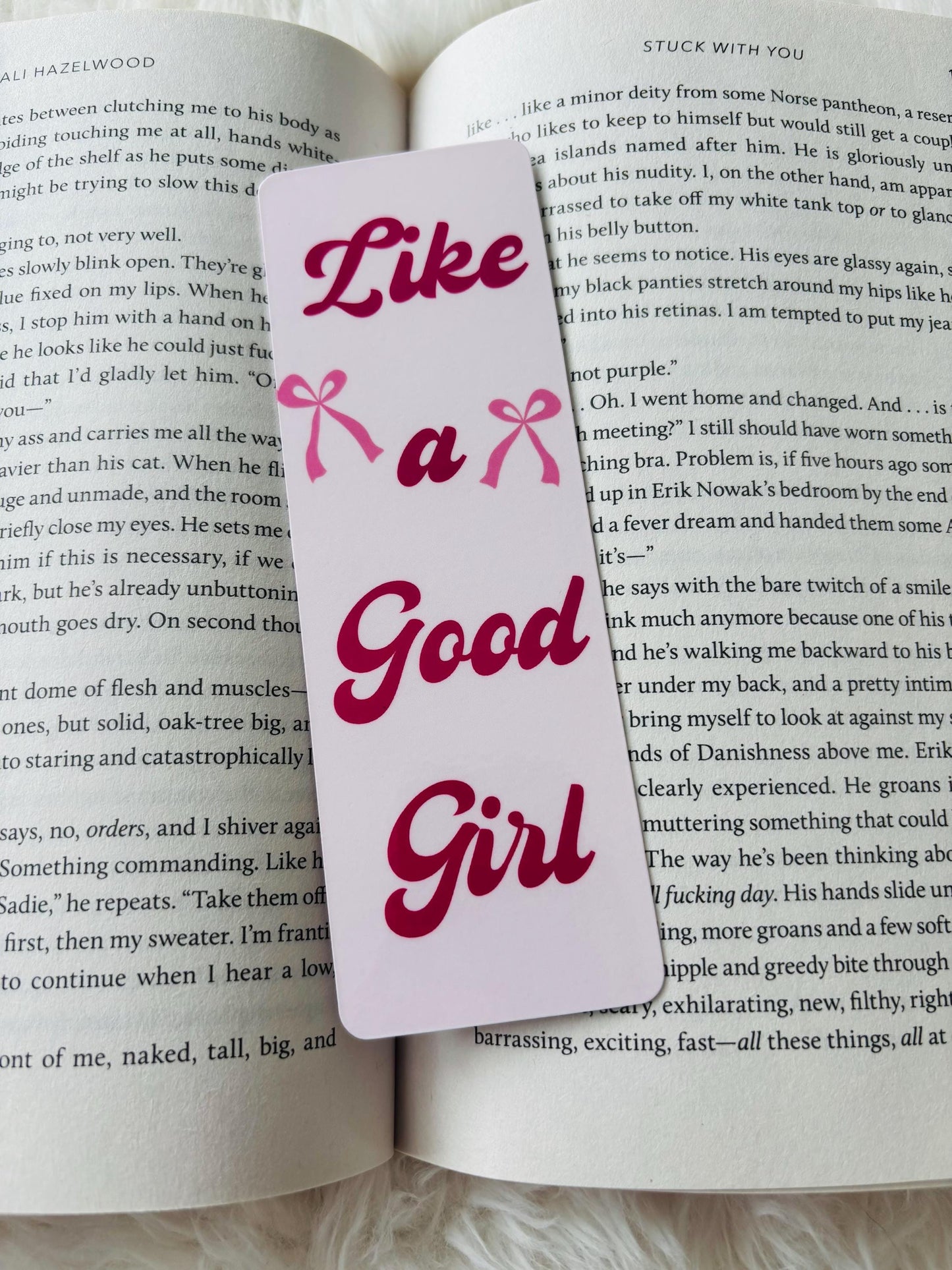 Good girl bookmarks