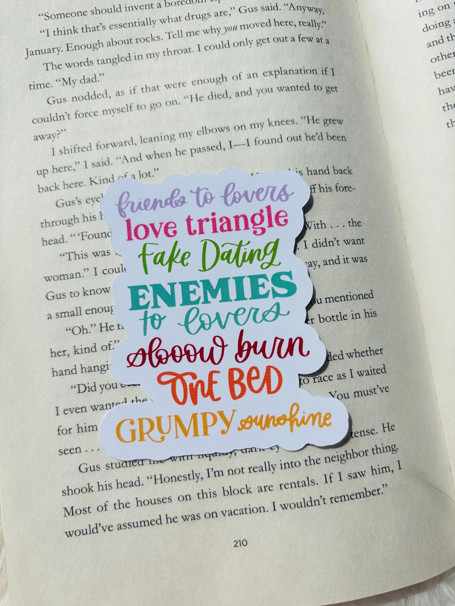 TROPES sticker | bookish | book lover | stickers | gifts