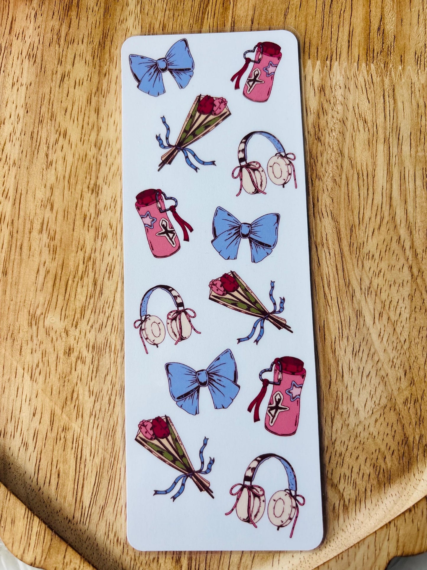 Girly girl | handmade | cute | bookish | book lover gift | bookmark | bookstagram | booktok | cutesy | soft | pastel | trendy |