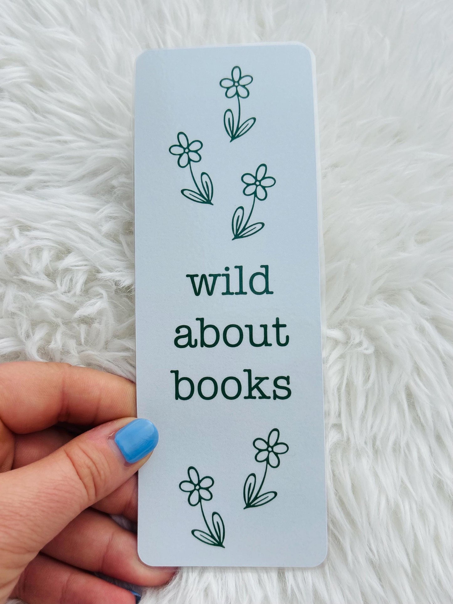 wild about books! | handmade bookmarks | cute | bookish | book lover gift | bookmark | bookstagram | booktok | plants | green
