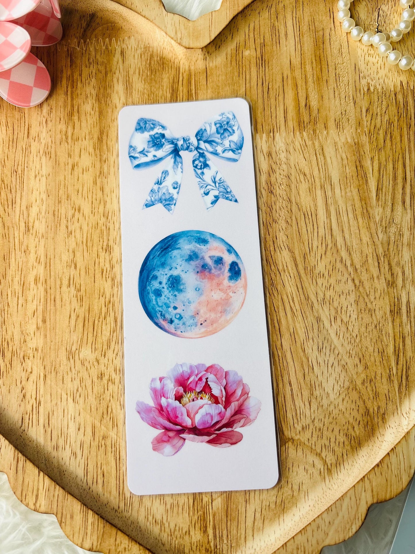 pretty bookmarks | handmade | cute | bookish | book lover gift | bookmark | bookstagram | booktok | cutesy | soft | pastel | trendy |