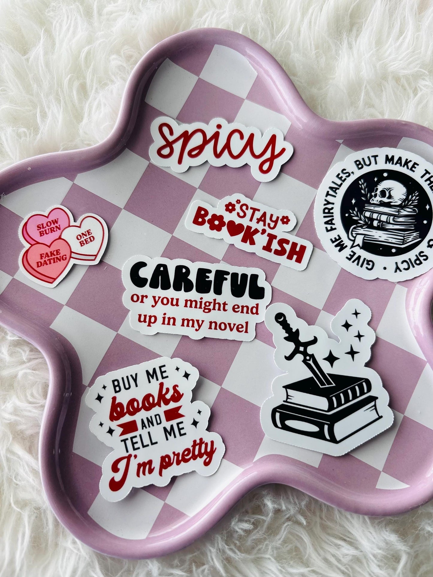 dark romance sticker set