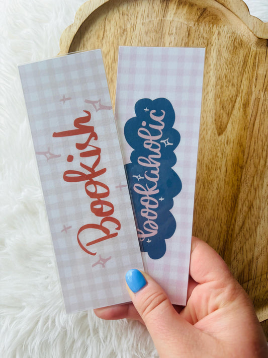 bookish & bookaholic bookmarks