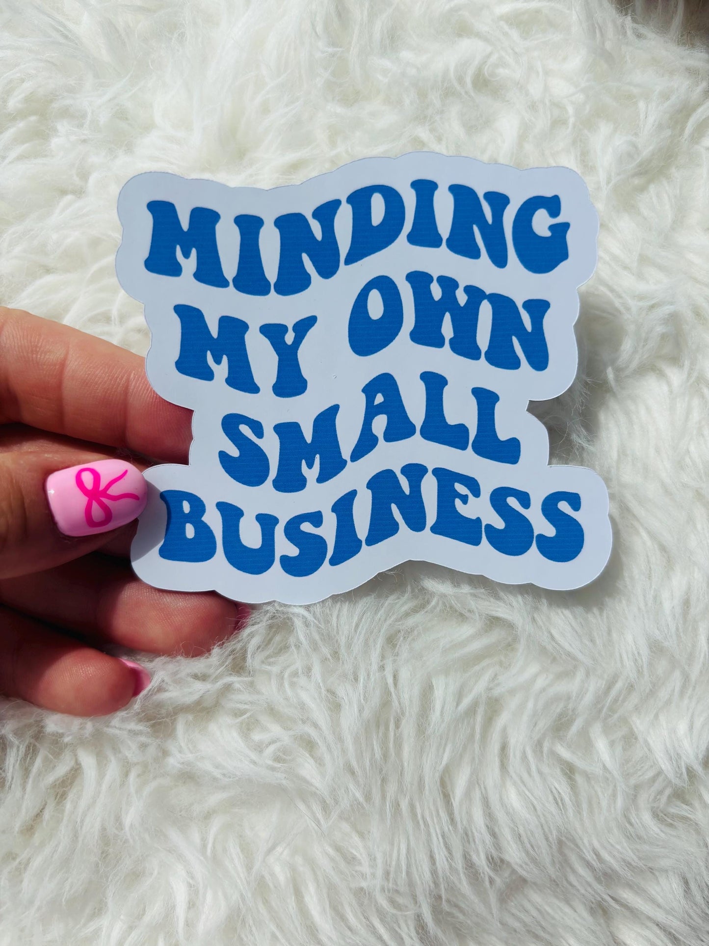 minding my own small business | cute stickers | small business | bookish | book lover | cute gifts
