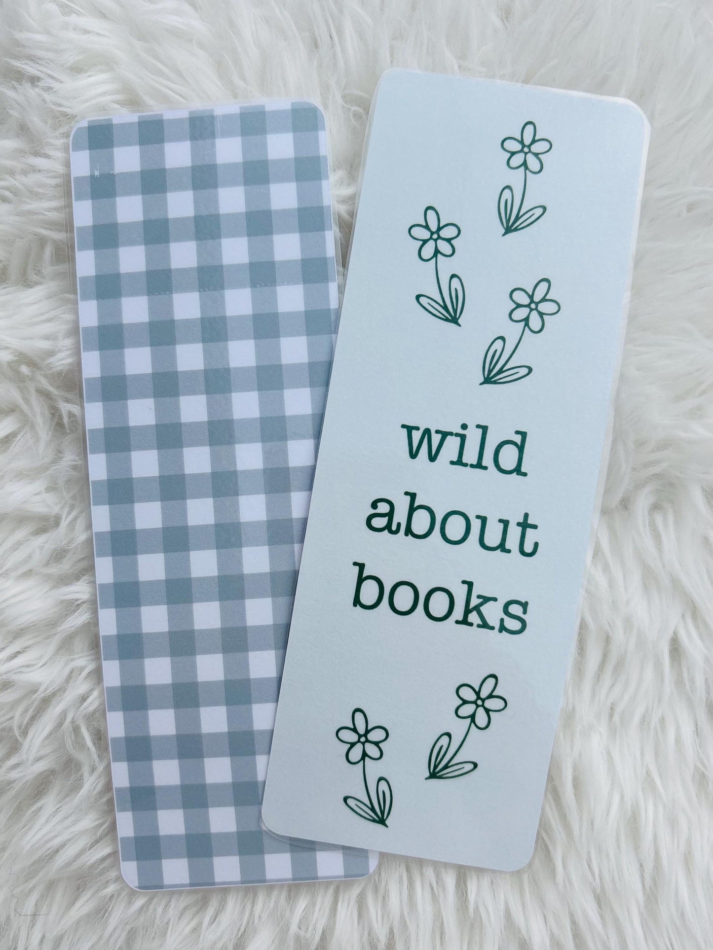 wild about books! | handmade bookmarks | cute | bookish | book lover gift | bookmark | bookstagram | booktok | plants | green