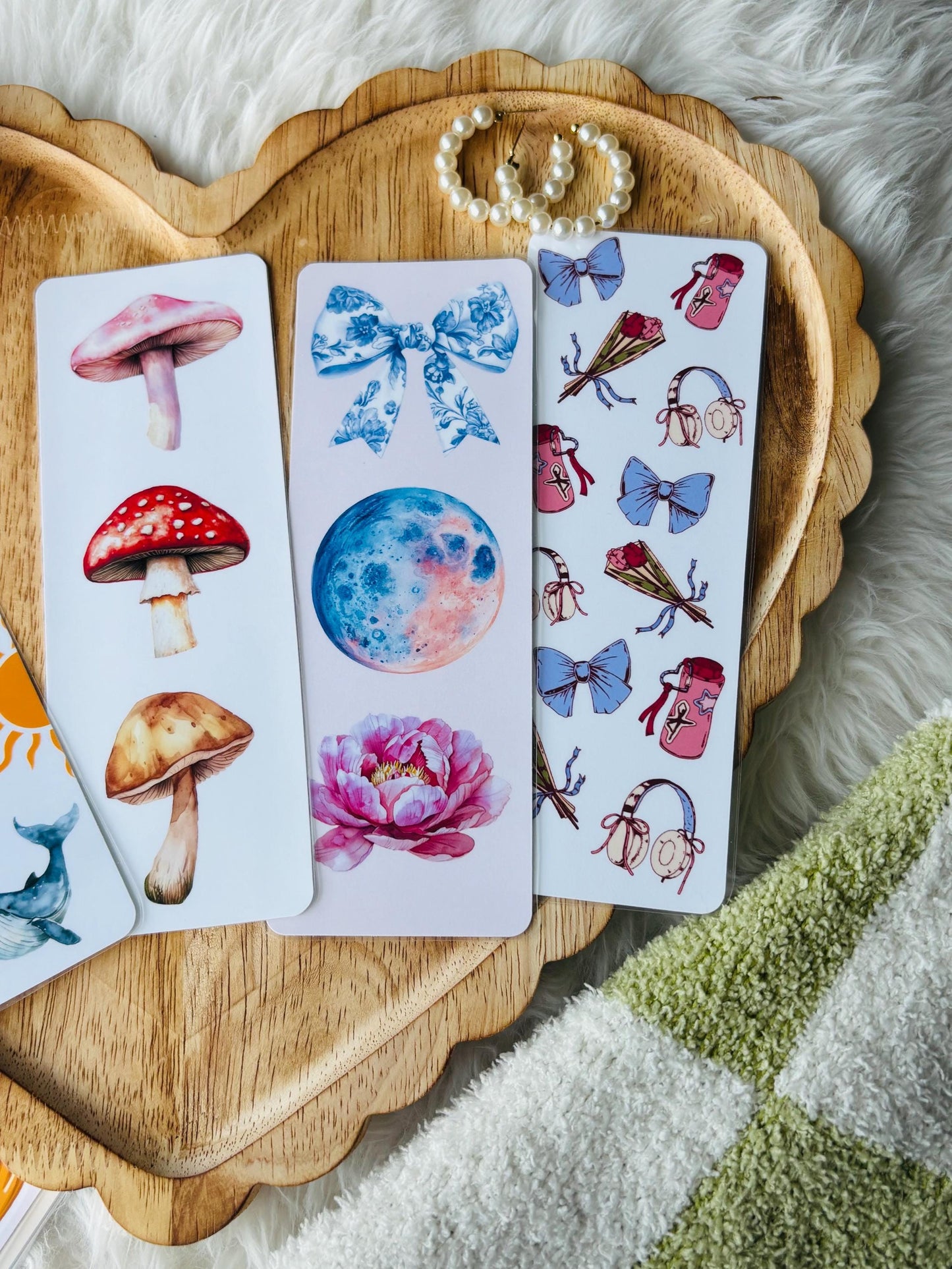 pretty bookmarks | handmade | cute | bookish | book lover gift | bookmark | bookstagram | booktok | cutesy | soft | pastel | trendy |