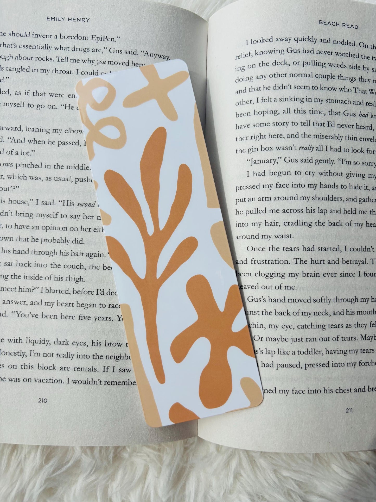 Abstract orange | bookmark | minimalist | readers | bookworm | book lovers | gifts for her | bookish