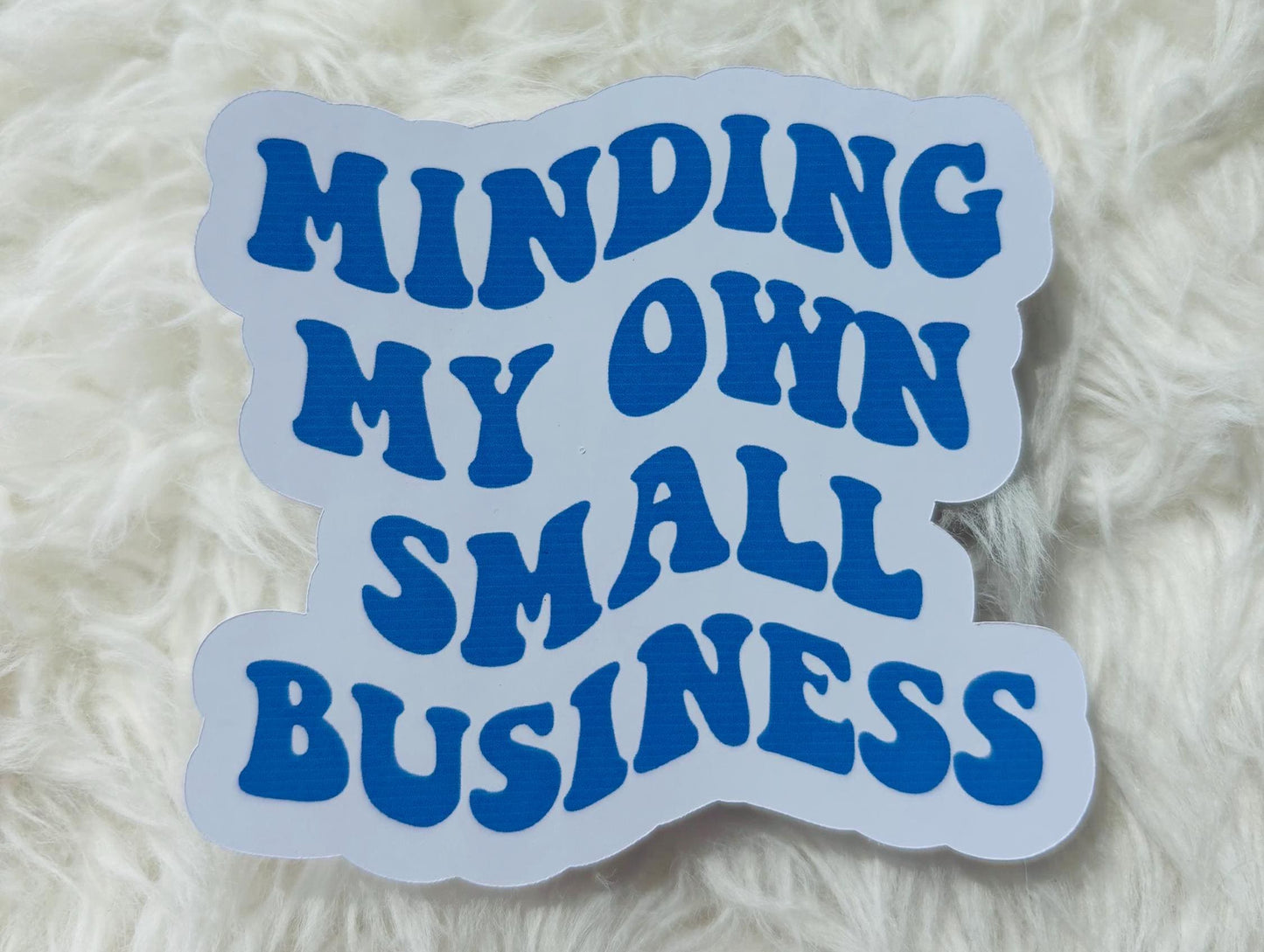 minding my own small business | cute stickers | small business | bookish | book lover | cute gifts