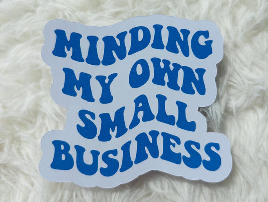 minding my own small business | cute stickers | small business | bookish | book lover | cute gifts