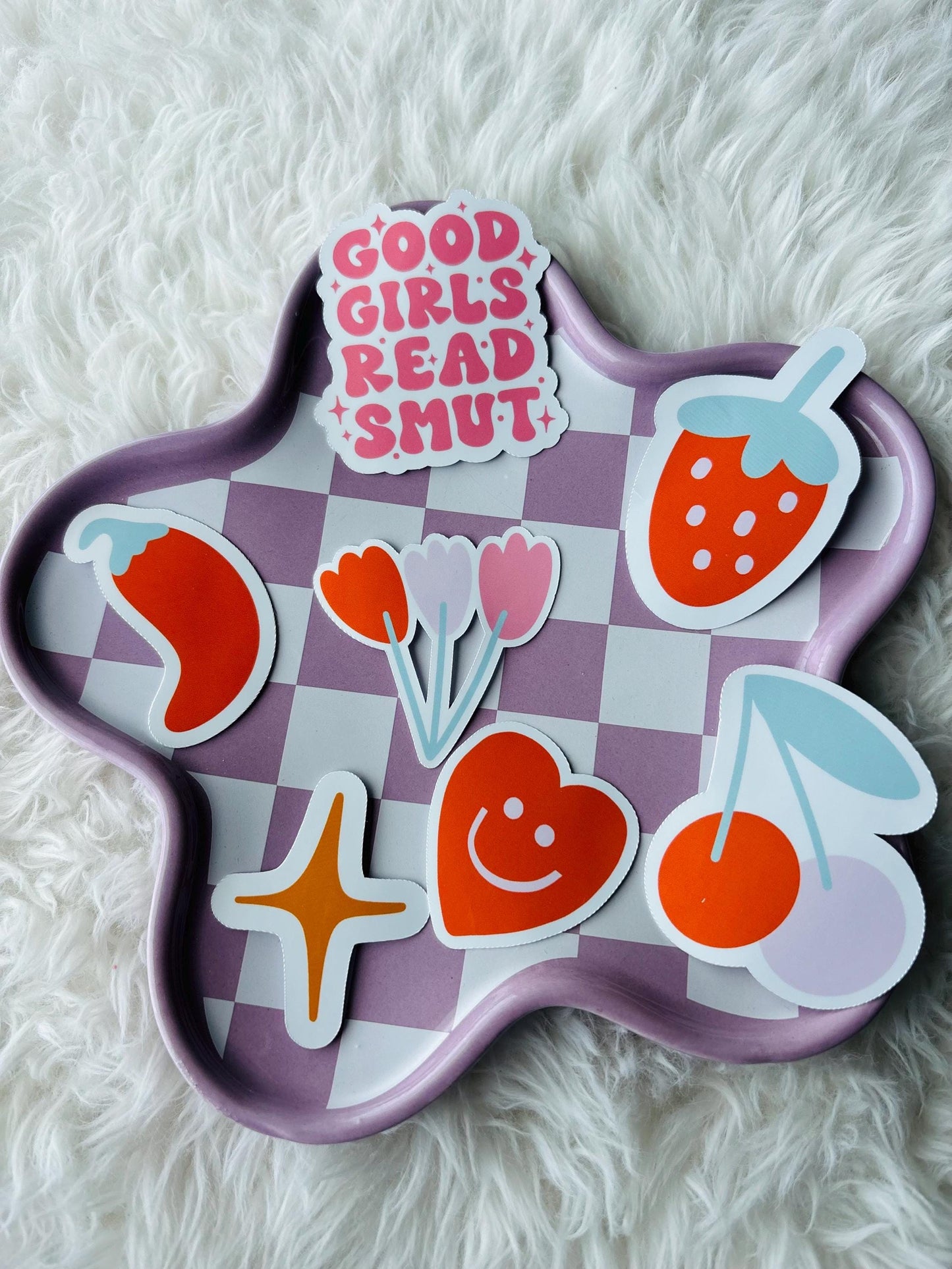 good girls read smut sticker set
