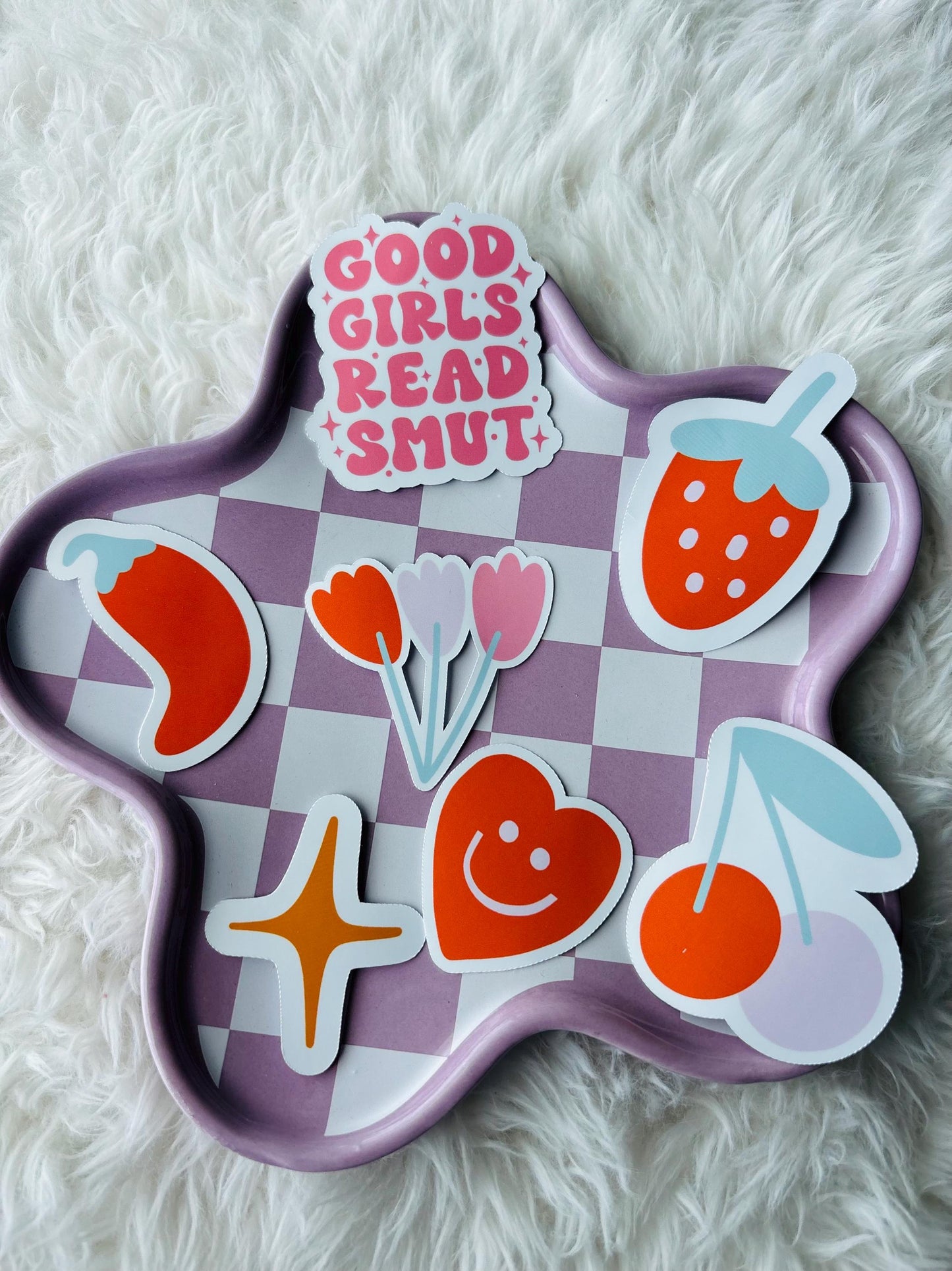 good girls read smut sticker set