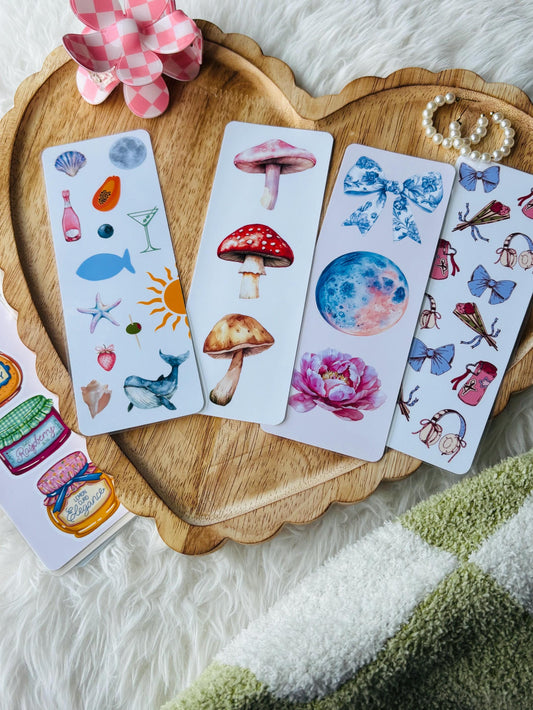 pretty bookmarks | handmade | cute | bookish | book lover gift | bookmark | bookstagram | booktok | cutesy | soft | pastel | trendy |